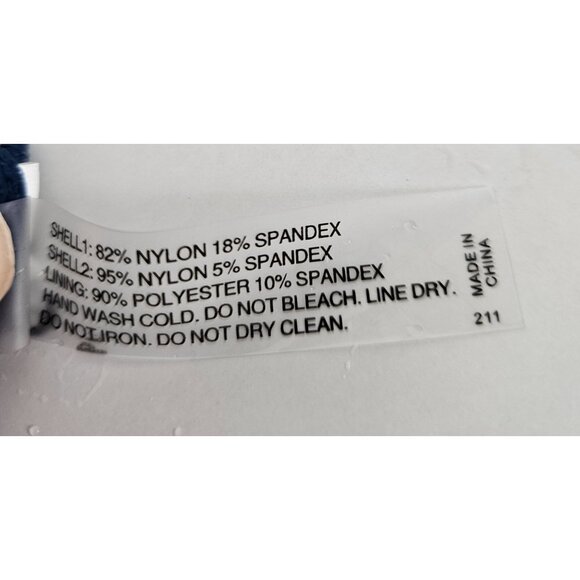 Tempt Me Womens Plus Size 22W Bikini High Waisted Mesh Bathing Suit Beach Pool - Picture 10 of 10